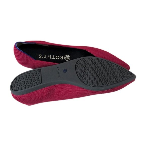 Rothy's The Point Red & Blue Flats Ballet Flats Women’s US Size 10.5 - Picture 5 of 5